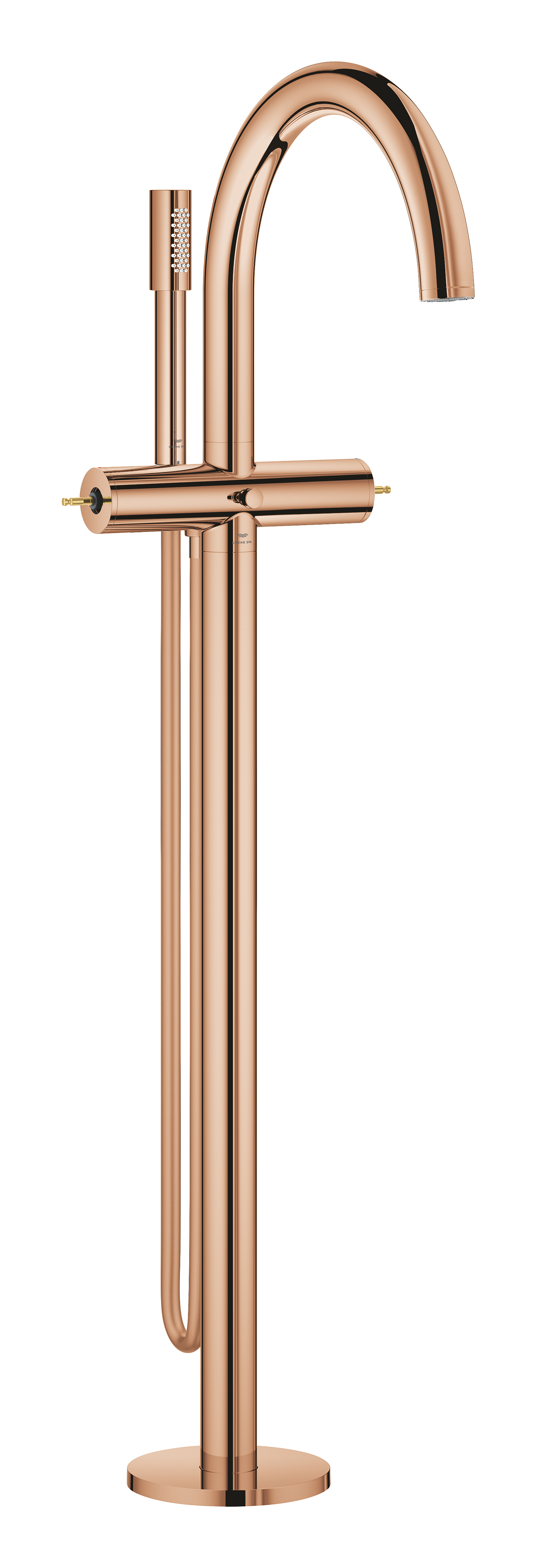 Grohe SPA Baterie cada grohe atrio pc, pe podea, set dus, necesita valva/maner, lucios, cupru, 25227da0