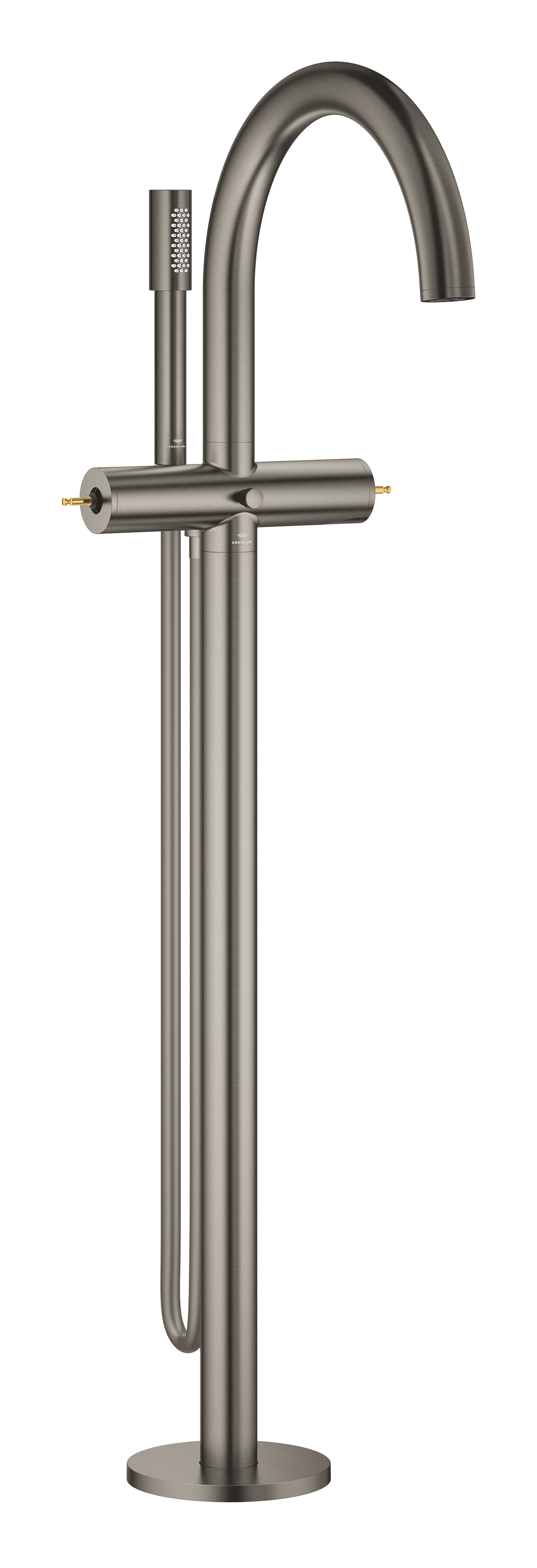 Grohe SPA Baterie cada grohe atrio pc, pe podea, set dus, necesita valva/maner, mat, grafit, 25227al0