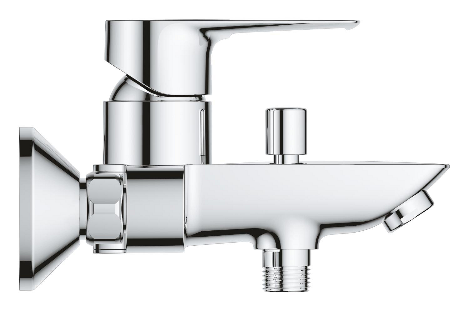 Baterie cada Grohe 23603001, 1 bar, 225 mm, 177 mm, 43 mm, 2 orificii instalare, 1/2 dimensiune racord, Crom