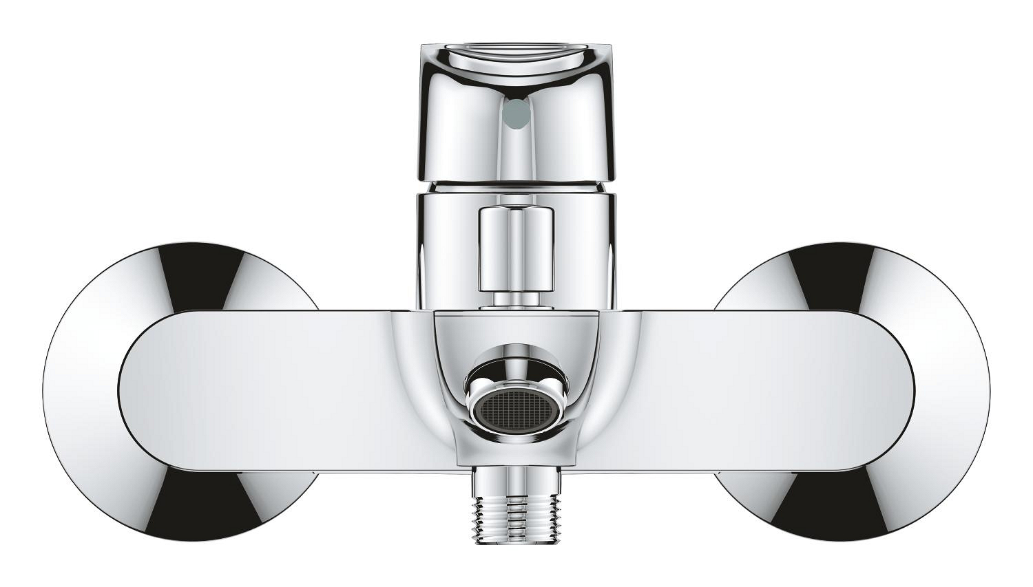 Baterie cada Grohe 23603001, 1 bar, 225 mm, 177 mm, 43 mm, 2 orificii instalare, 1/2 dimensiune racord, Crom