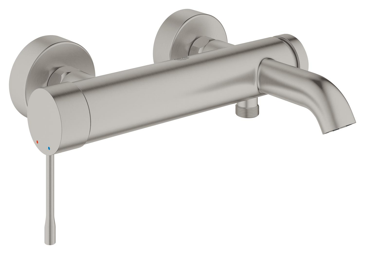 Grohe Baterie cada grohe essence 33624dc1, 1/2'', aparenta, mat, otel satinat