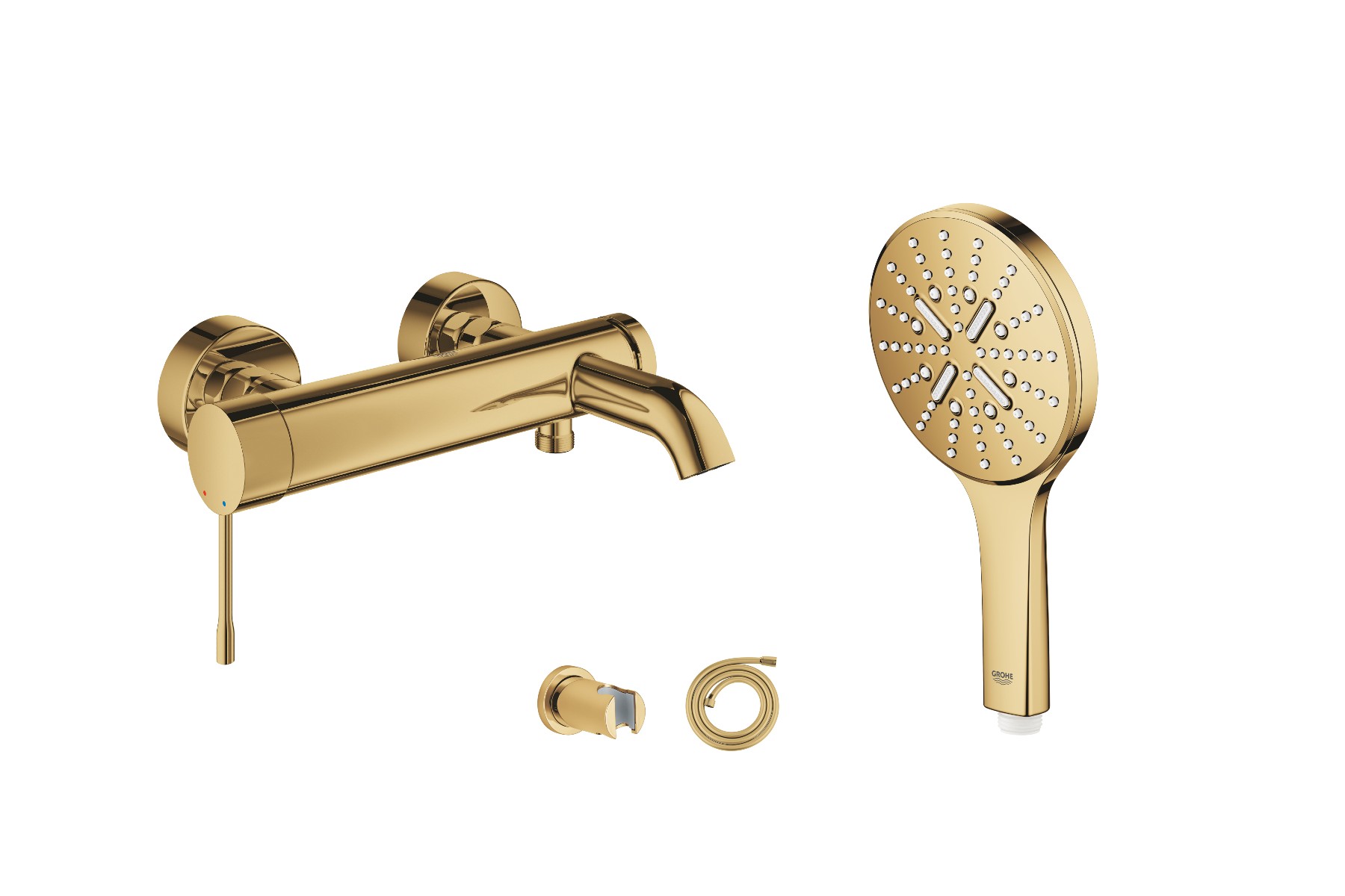 Grohe Baterie cada grohe essence, aparenta, set dus, lucios, auriu, 33624gl1