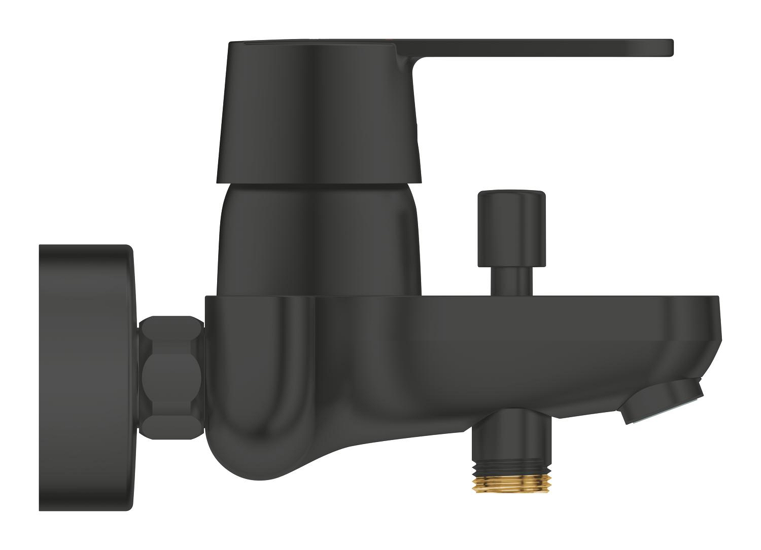 Baterie cada Grohe 328872430, 1 bar, 164 mm, 212 mm, 2 orificii instalare, 1/2 dimensiune racord, Negru