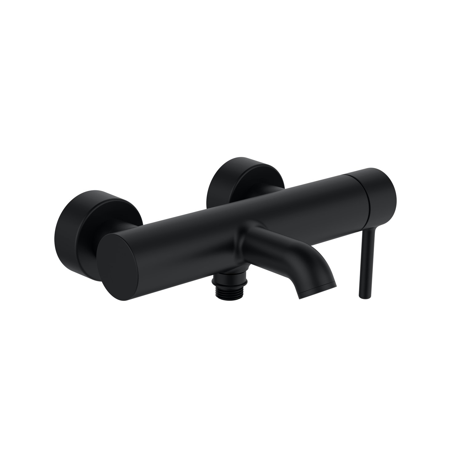 Hansa Baterie cada hansa vantis style, aparenta, diverter, mat, negru, 5444220733