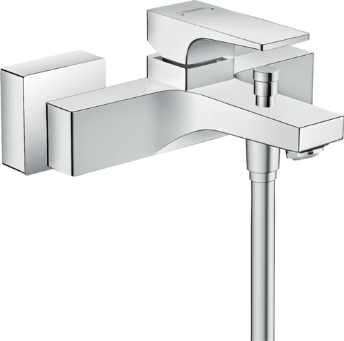 Hansgrohe Baterie cada hansgrohe metropol 32540000, 1/2'', aparenta, monocomanda, diverter, cartus ceramic, limitator, crom