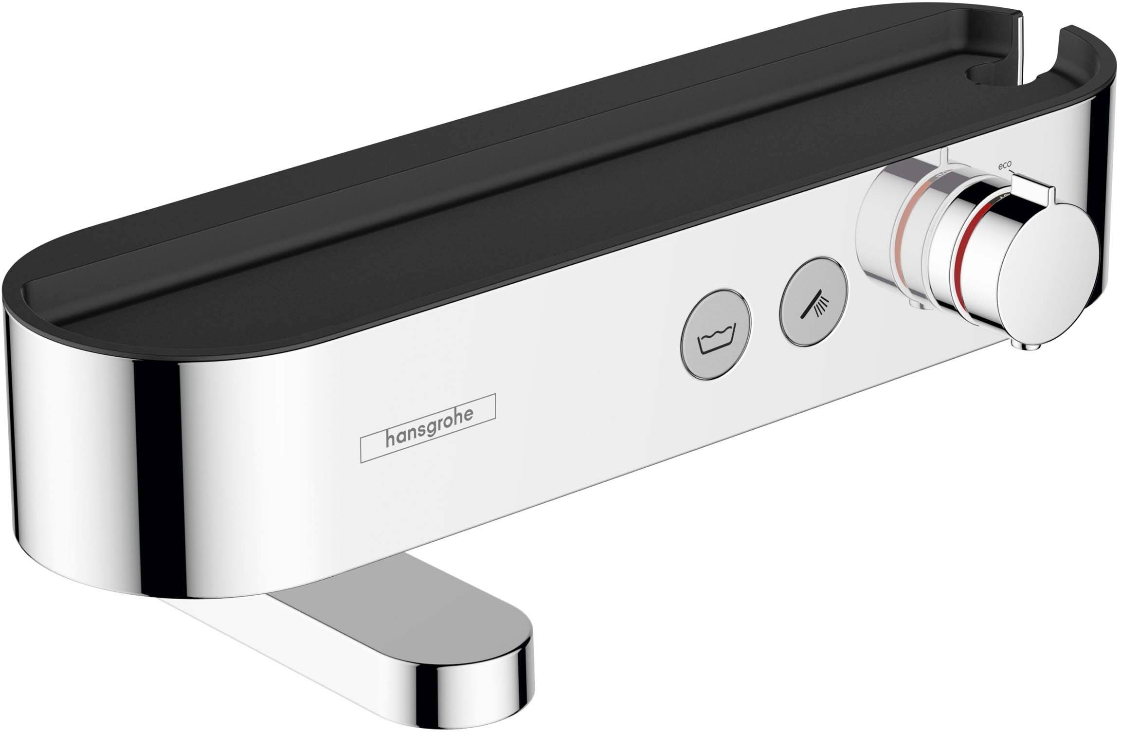 Hansgrohe Baterie cada hansgrohe showertablet select 24340000, 1/2'', aparenta, termostat, diverter, anti-oparire, crom