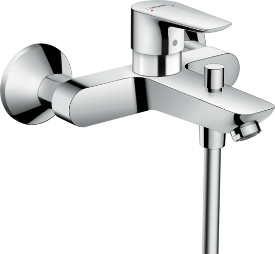 Hansgrohe Baterie cada hansgrohe talis e 71740000, 1/2'', aparenta, monocomanda, diverter, cartus ceramic, limitator, crom