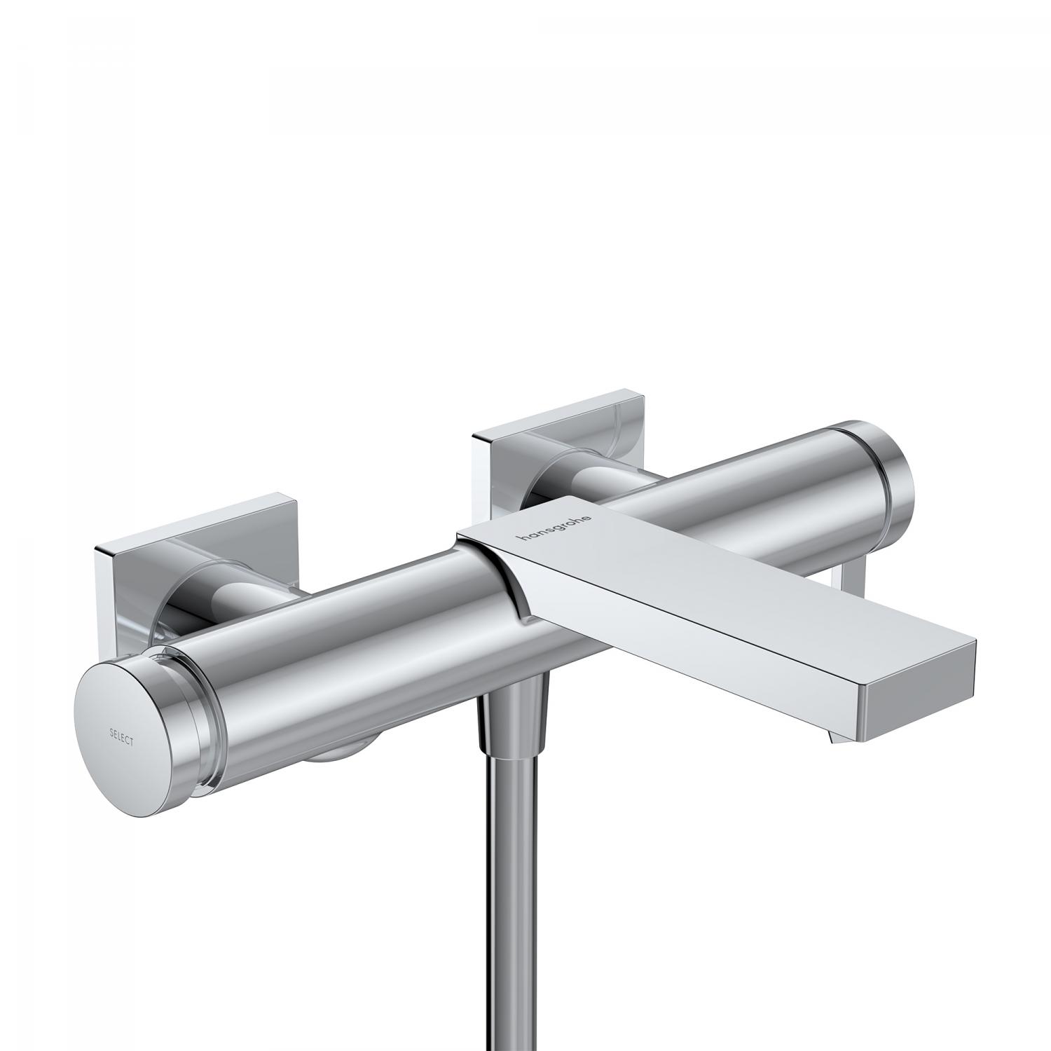 Hansgrohe Baterie cada hansgrohe tecturis e, aparenta, waterfall, crom, 73420000