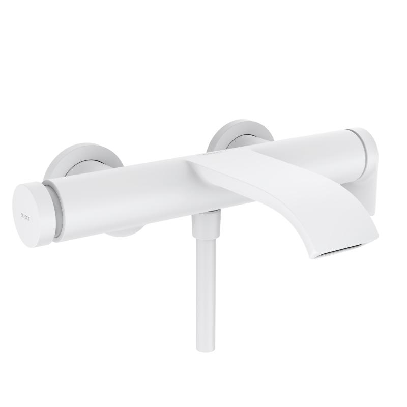 Hansgrohe Baterie cada hansgrohe vivenis 75420700, 1/2'', aparent, diverter, cartus ceramic, monocomanda, mat, alb