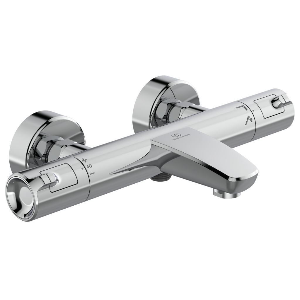 Ideal Standard Baterie cada ideal standard ceratherm t50 a7223aa, 1/2'', aparenta, termostat, diverter, corp rece, limitator,