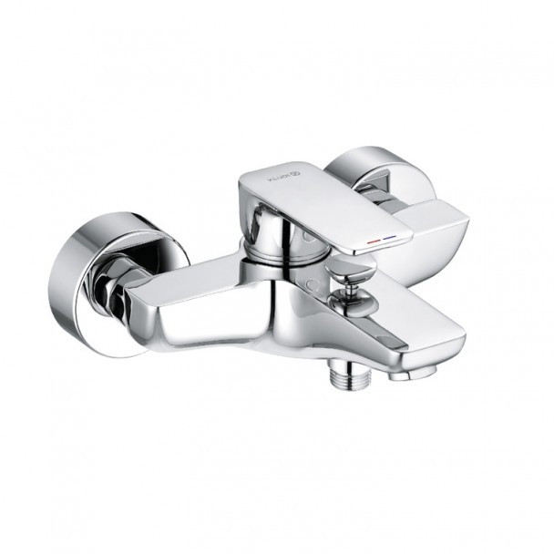 Kludi Baterie cada kludi pure & style 406810575, 1/2'', aparent, monocomanda, diverter, cartus ceramic, crom