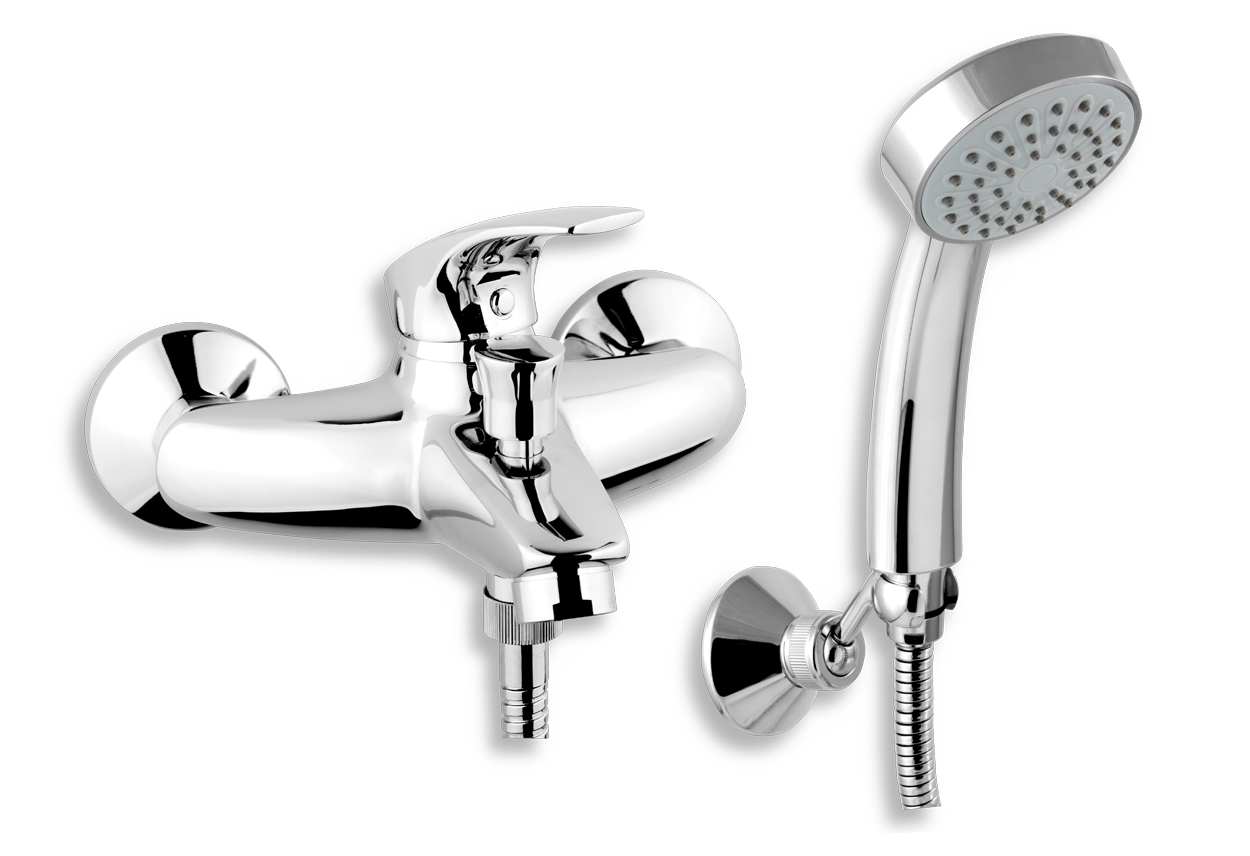 Novaservis Baterie cada novaservis metalia 57, aparenta, set dus, crom, 57020,0