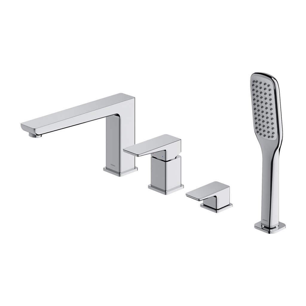 Omnires Baterie cada omnires parma, pe cada, set dus, 1 functie, crom, pm7432cr
