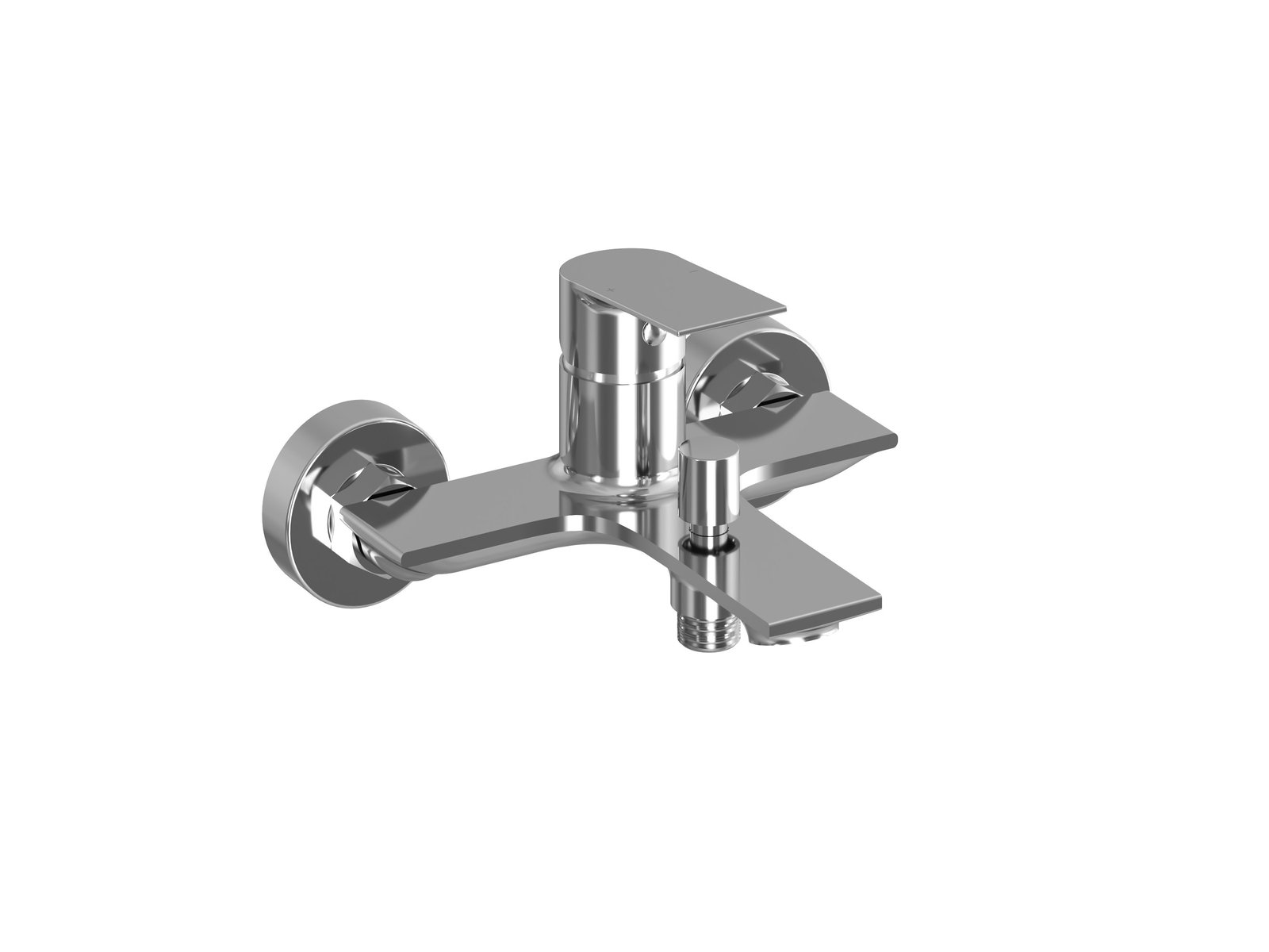 Ravak  Baterie cada ravak plan, aparenta, diverter, crom, x070508