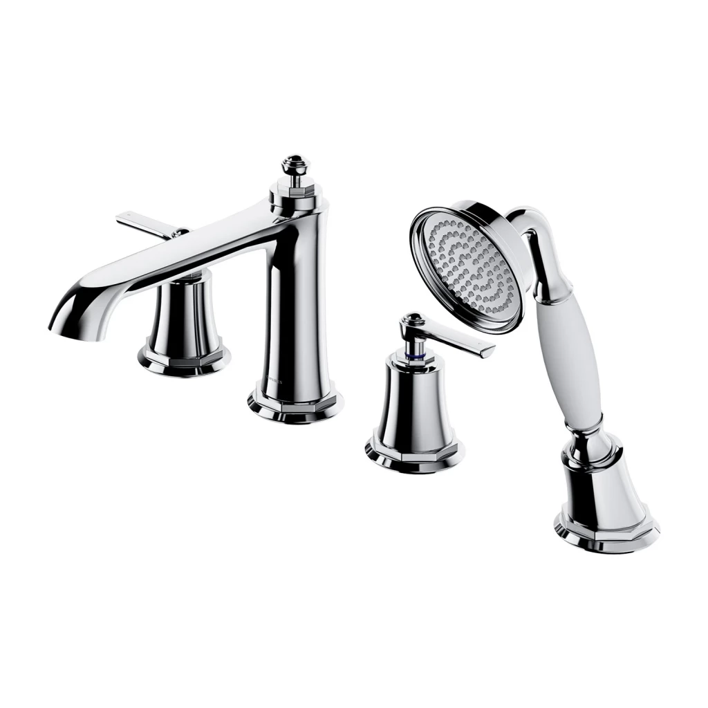 Omnires Baterie cada retro omnires armance, pe cada, set dus, 1 fuctie, crom, am5232cr