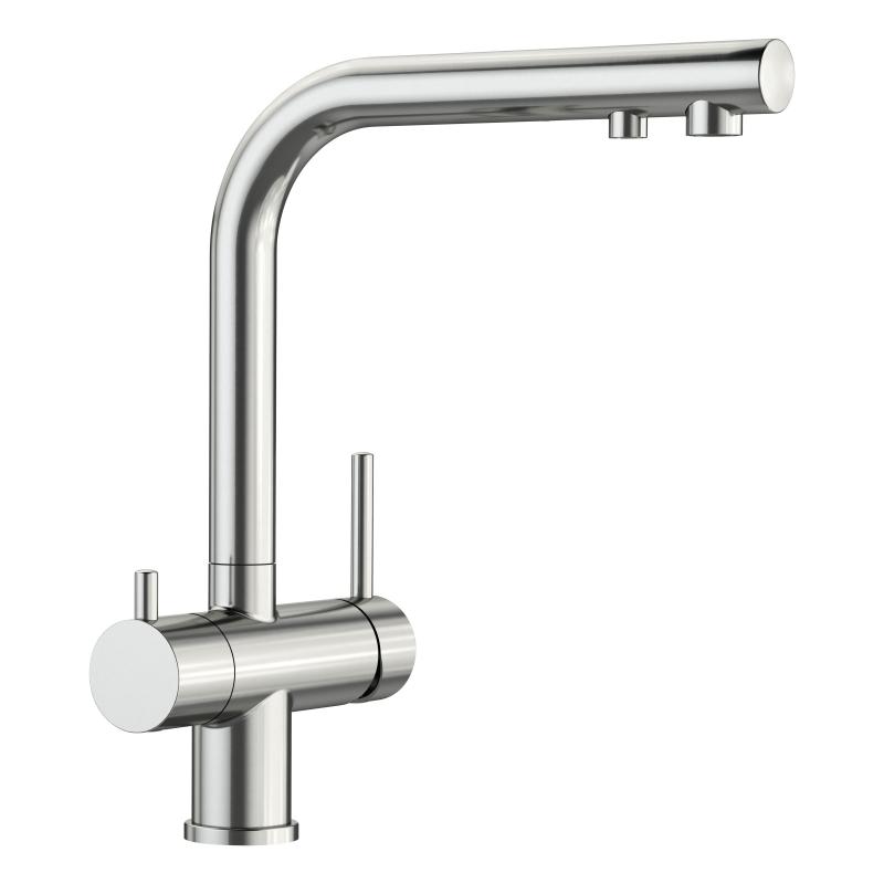 Blanco Baterie de bucatarie blanco fontas ii 523129, 3/8'', pipa inalta, tip l, filtrare apa, pivotanta, nu include filtru, inox