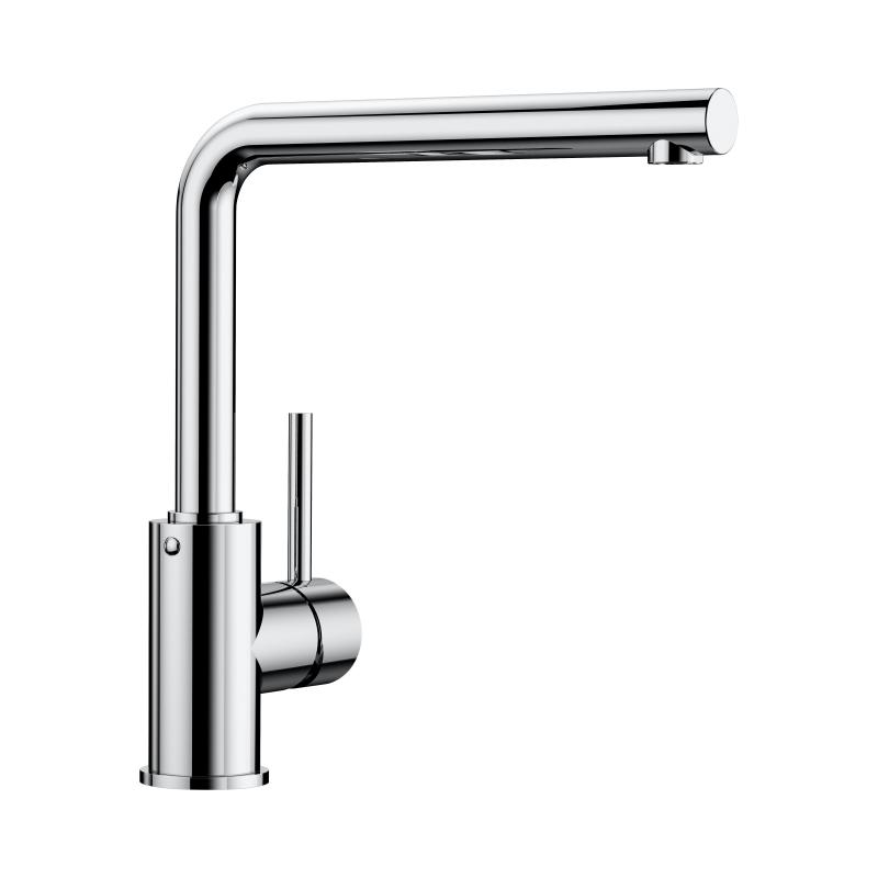 Blanco Baterie de bucatarie blanco mila 519414, 3/8'', pipa inalta, tip l, pivotanta, cartus ceramic, crom