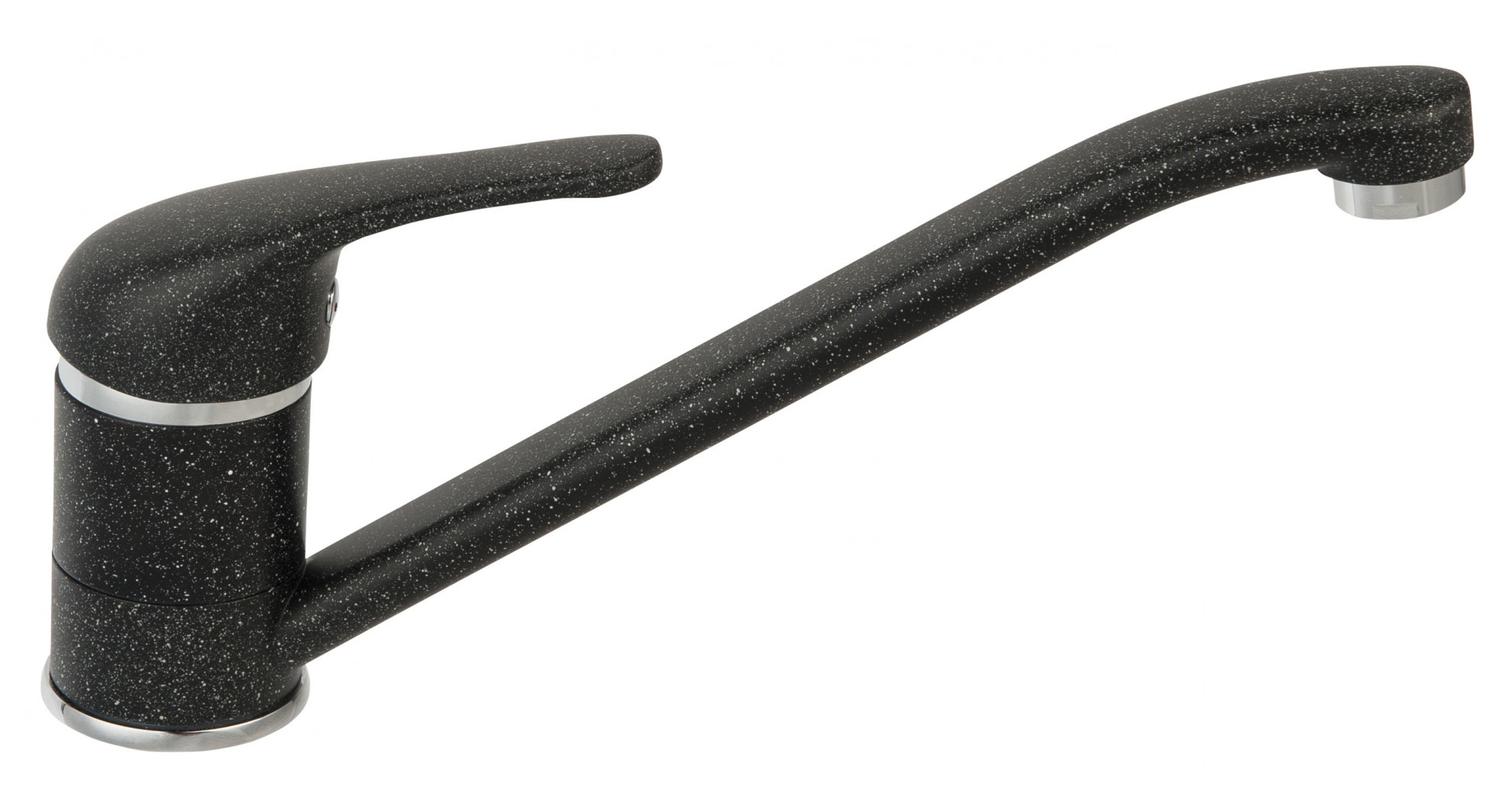 Ferro Baterie de bucatarie ferro freya bfr4b, 3/8'', tip l, pipa joasa, pivotanta, monocomanda, cartus ceramic, mat, negru