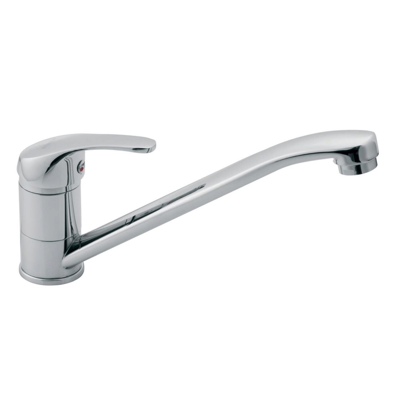 Ferro Baterie de bucatarie ferro vasto bva4, 3/8'', tip l, pipa joasa, pivotanta, monocomanda, cartus ceramic, crom