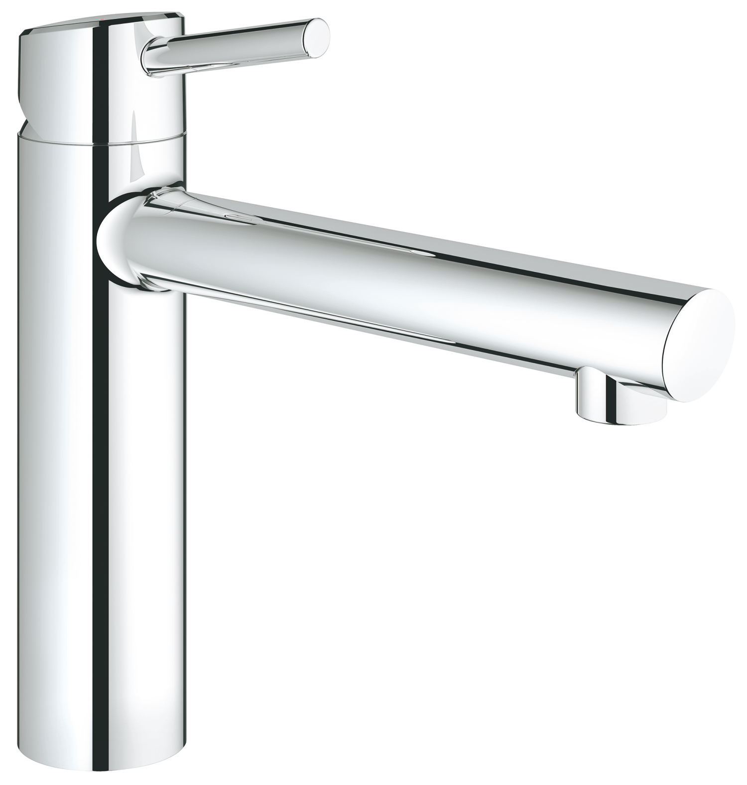 Grohe Baterie de bucatarie grohe concetto 31128001, 3/8'', tip l, pipa medie, cartus ceramic, pivotanta, crom