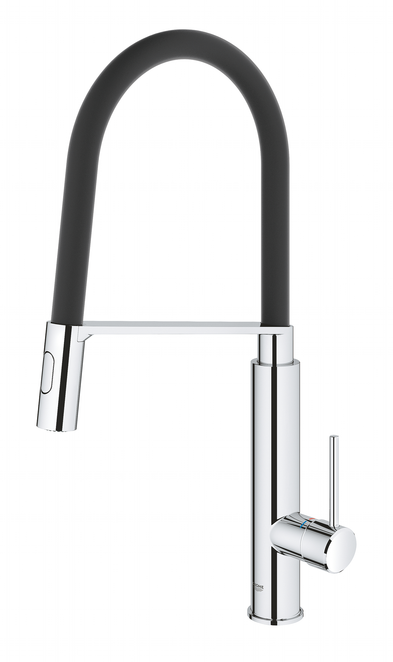 Baterie de bucatarie Grohe 31491000, 1 bar, 510 mm, 235 mm, 1 orificii instalare, 2 sprayuri, 360 unghi pivotare, Crom
