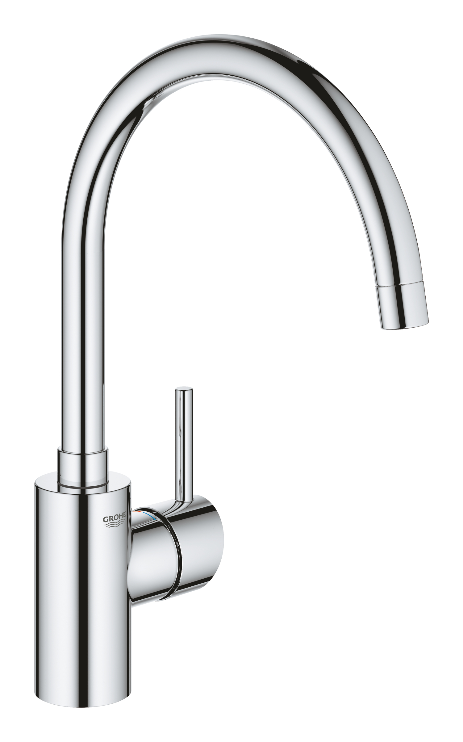 Grohe Baterie de bucatarie grohe concetto 32661003, 3/8'', tip c, pipa inalta, pivotanta, cartus ceramic, crom