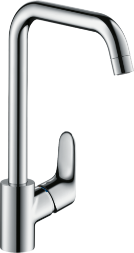 Hansgrohe Baterie de bucatarie hansgrohe focus m41 31820000, 3/8'', inalta, tip c, crom