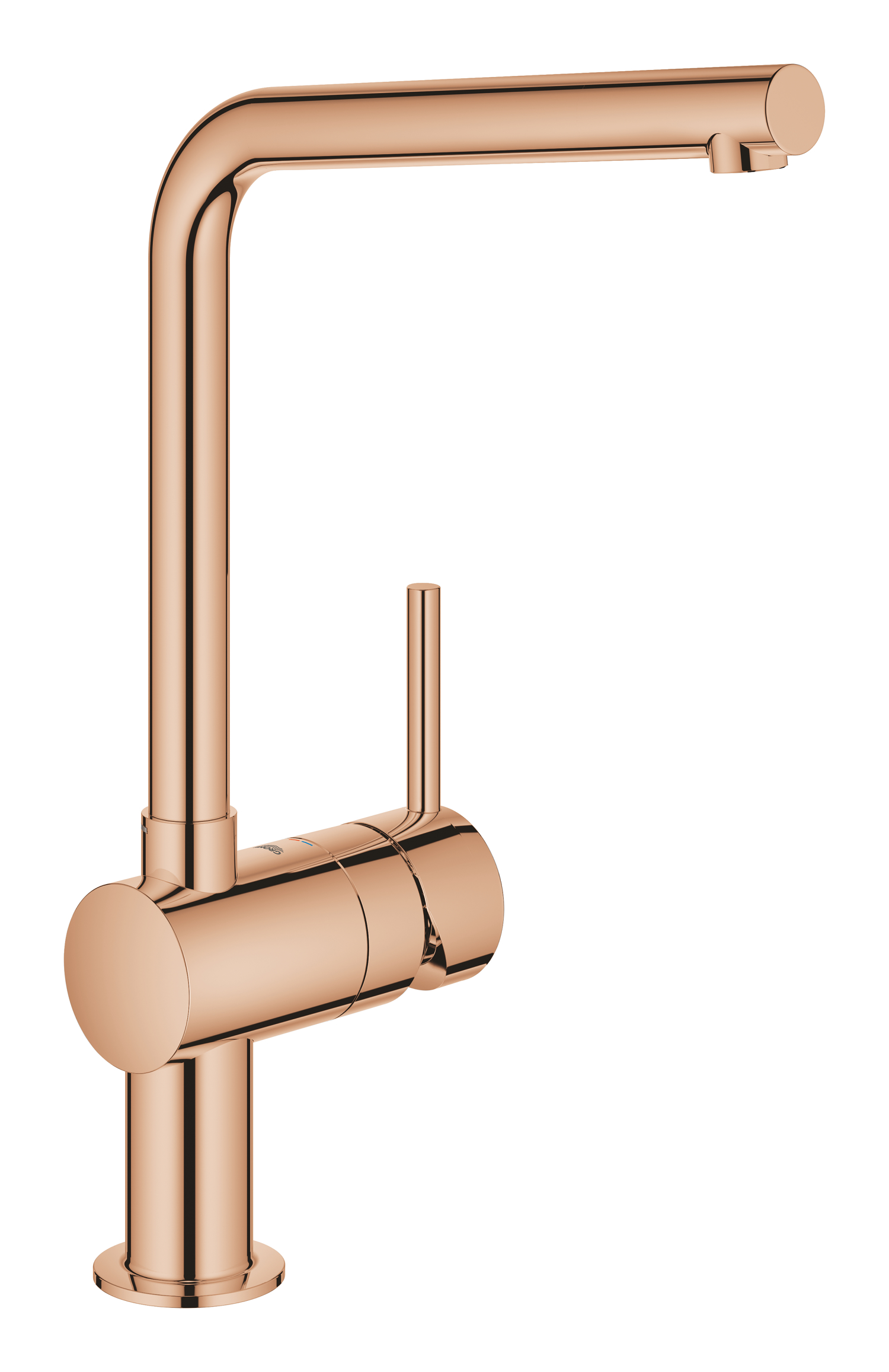 Grohe Baterie de bucatarie grohe minta 31375da0, 3/8'', inalta, tip l, pivotanta, lucios, cupru