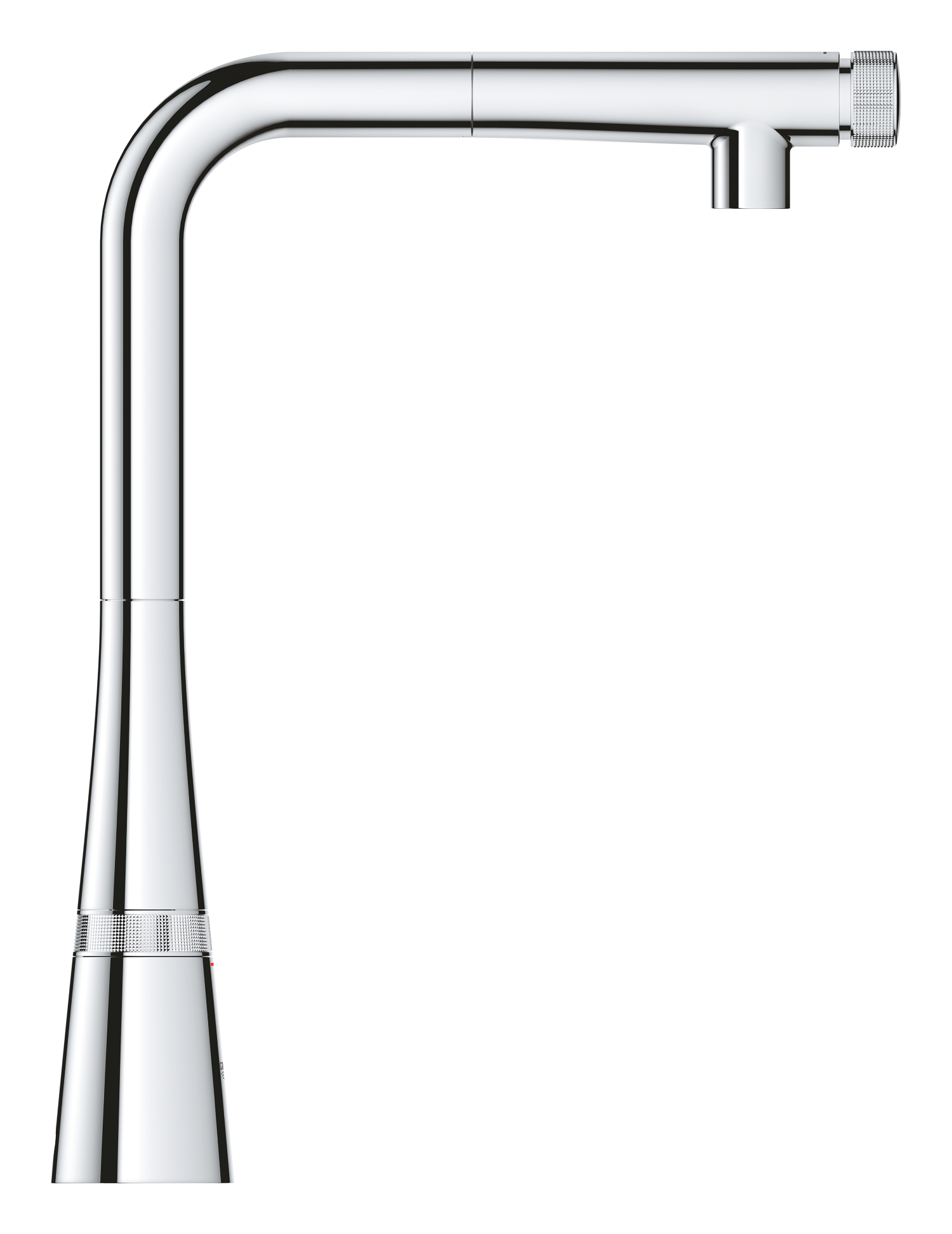 Baterie bucatarie Grohe 31593002, 1 bar, 370 mm, 199 mm, 1 orificii instalare, 2 sprayuri, 140 unghi pivotare, Crom