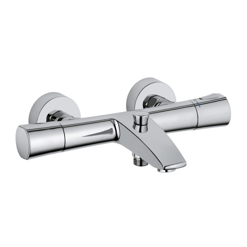 Kludi Baterie de cada kludi zenta 351010538, 1/2'', aparenta, termostat, diverter, anti-oparire, crom
