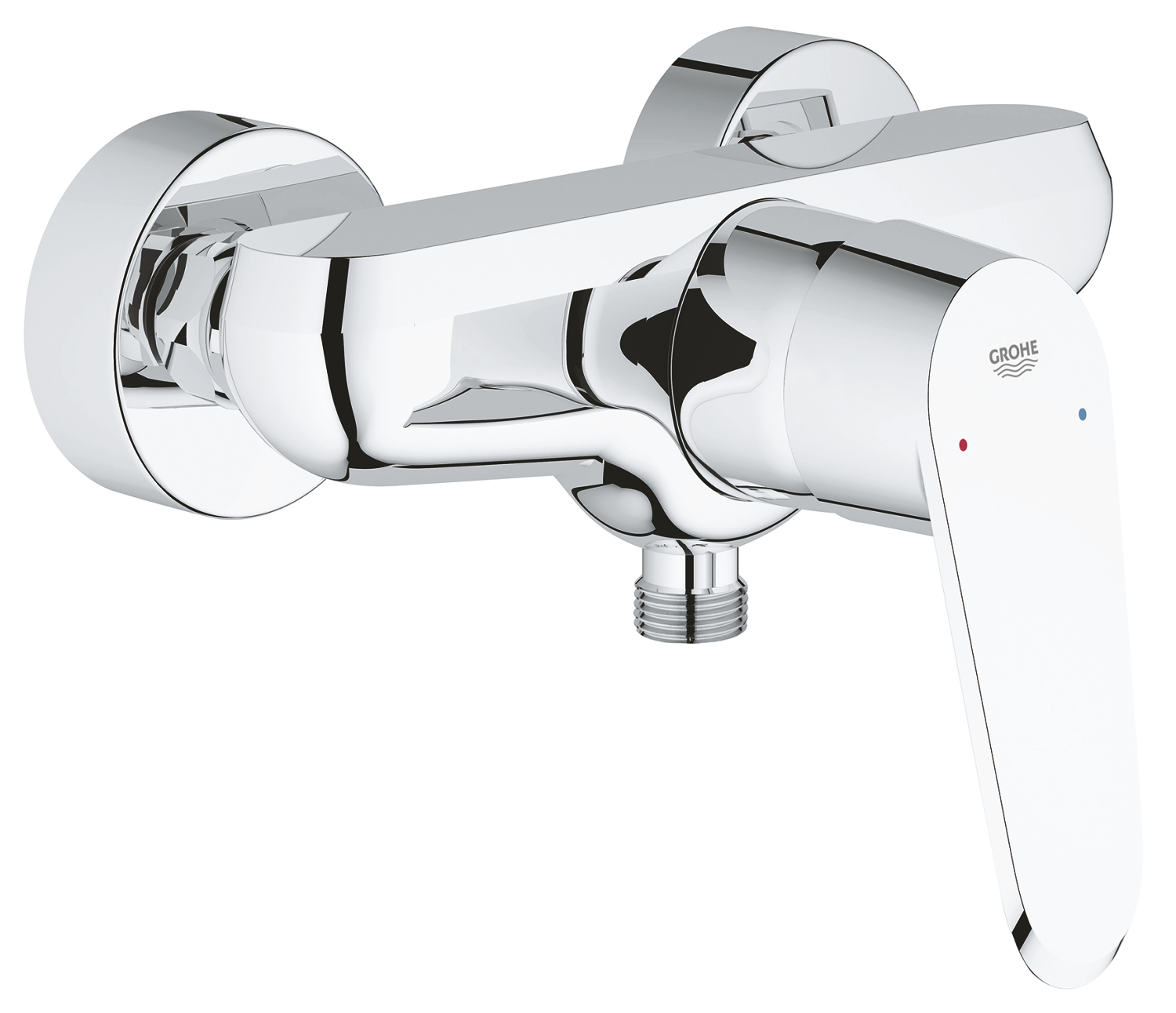 Grohe Baterie de dus grohe eurodisc cosmopolitan 33569002, 1/2'', aparenta, monocomanda, cartus ceramic, crom
