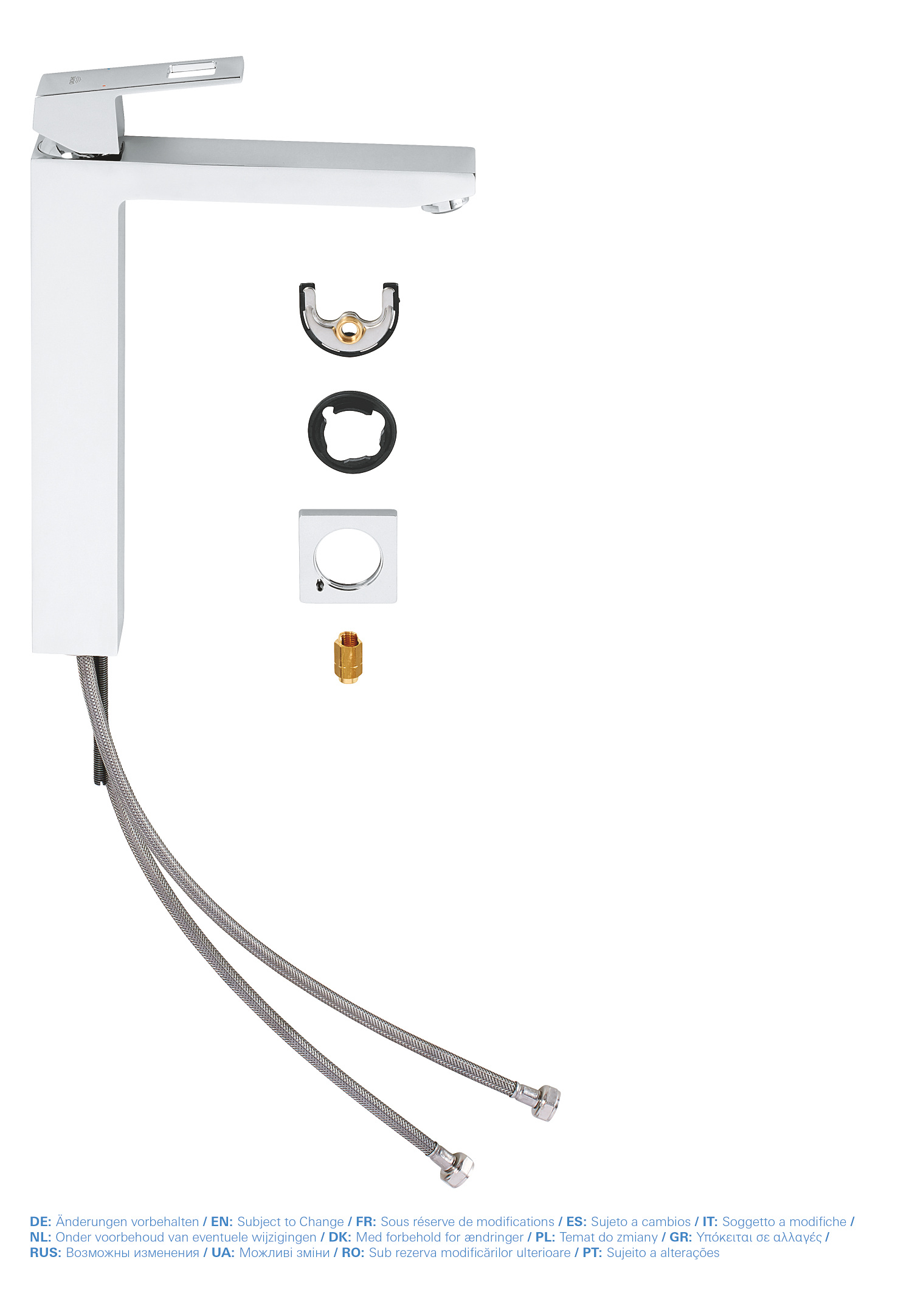 Baterie de lavoar Grohe 23406000, 1 bar, 35 mm, 312 mm, 180 mm, 385 mm, 1 orificii instalare, monocomanda, Crom