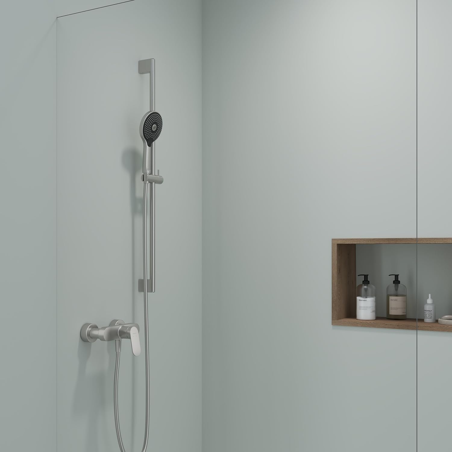Baterie dus Duravit WA4230000070, Wave, tip incastrare aparent, tip co