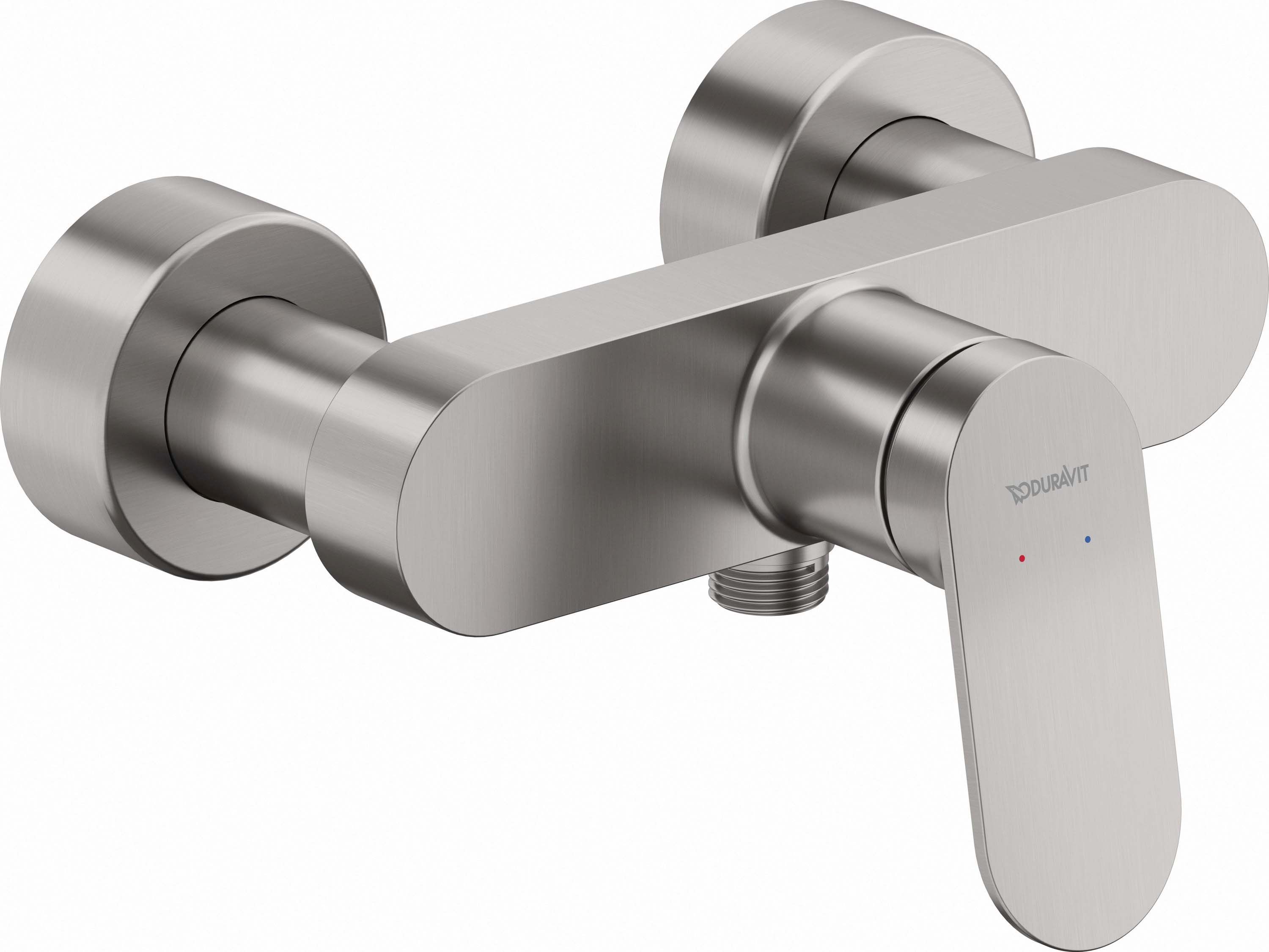 Duravit  Baterie dus duravit wave, aparenta, mat, otel satinat, wa4230000070