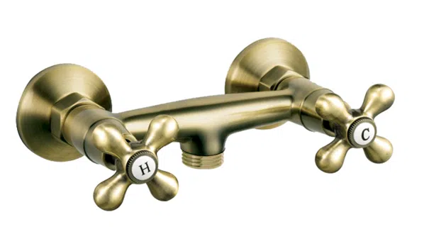 Ferro Baterie dus ferro antica, aparenta, mat, bronz, bai7br
