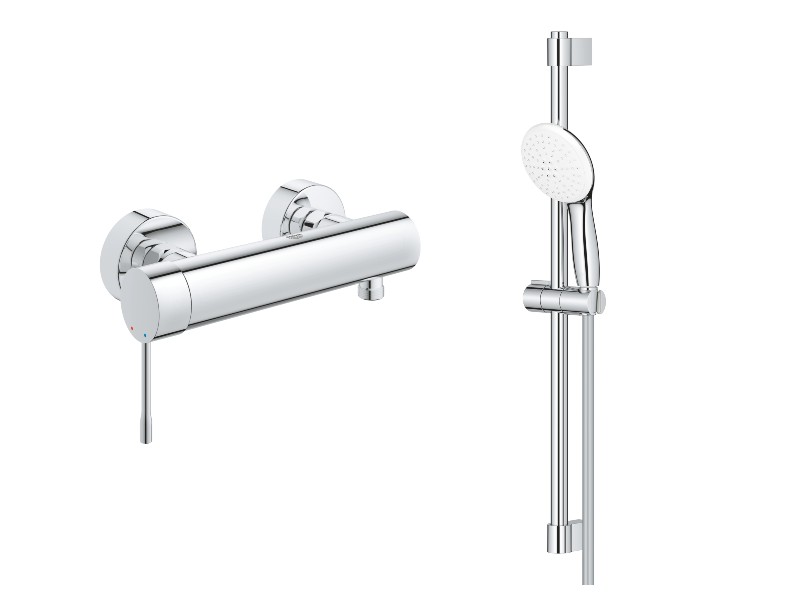 Grohe Baterie dus grohe essence, aparenta, coloana dus, 2 functii, crom, 33636001-3st