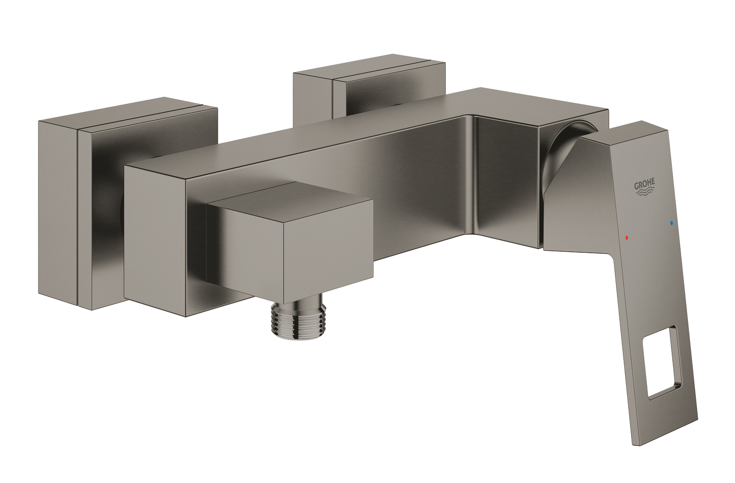 Grohe Baterie dus grohe eurocube 23145al0, 1/2'', aparent, cartus ceramic, mat, grafit
