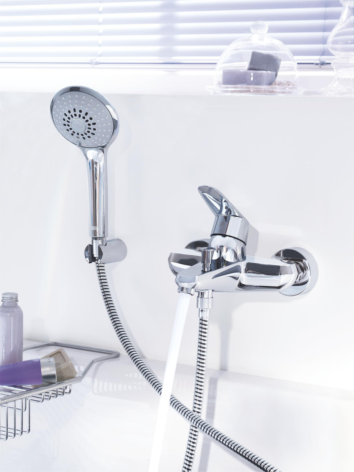 Set baterie dus Grohe 33395002, tip incastrare aparent, tip comanda mo