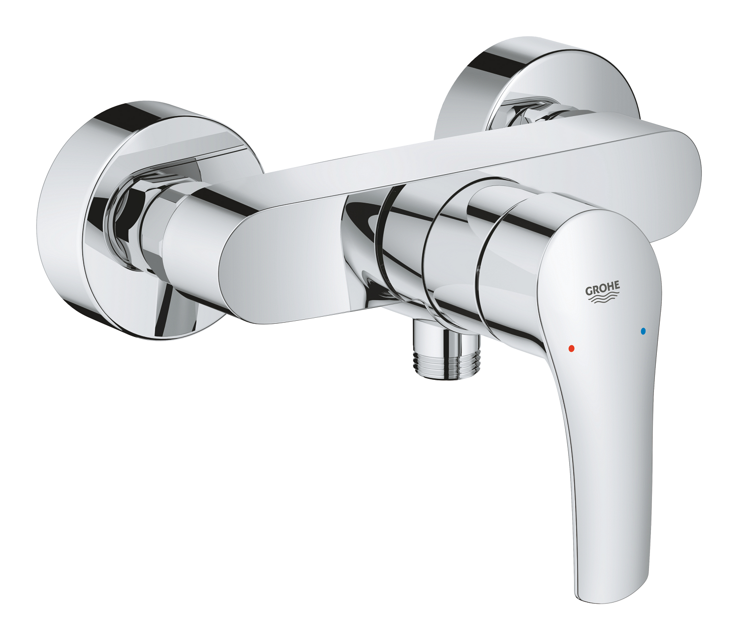 Grohe Baterie dus grohe eurosmart 33555003, 1/2'', aparenta, monocomanda, cartus ceramic, crom