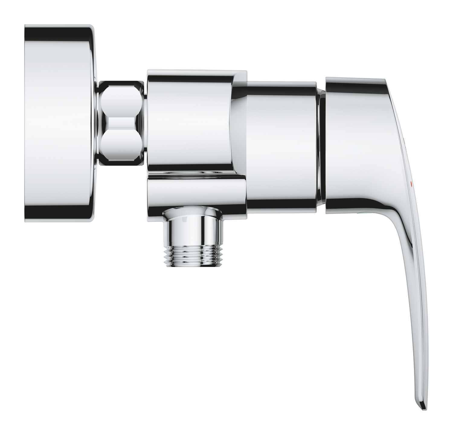 Baterie dus Grohe 33555003, 1 bar, 143 mm, 225 mm, 2 orificii instalare, 1/2 dimensiune racord furtun, Crom