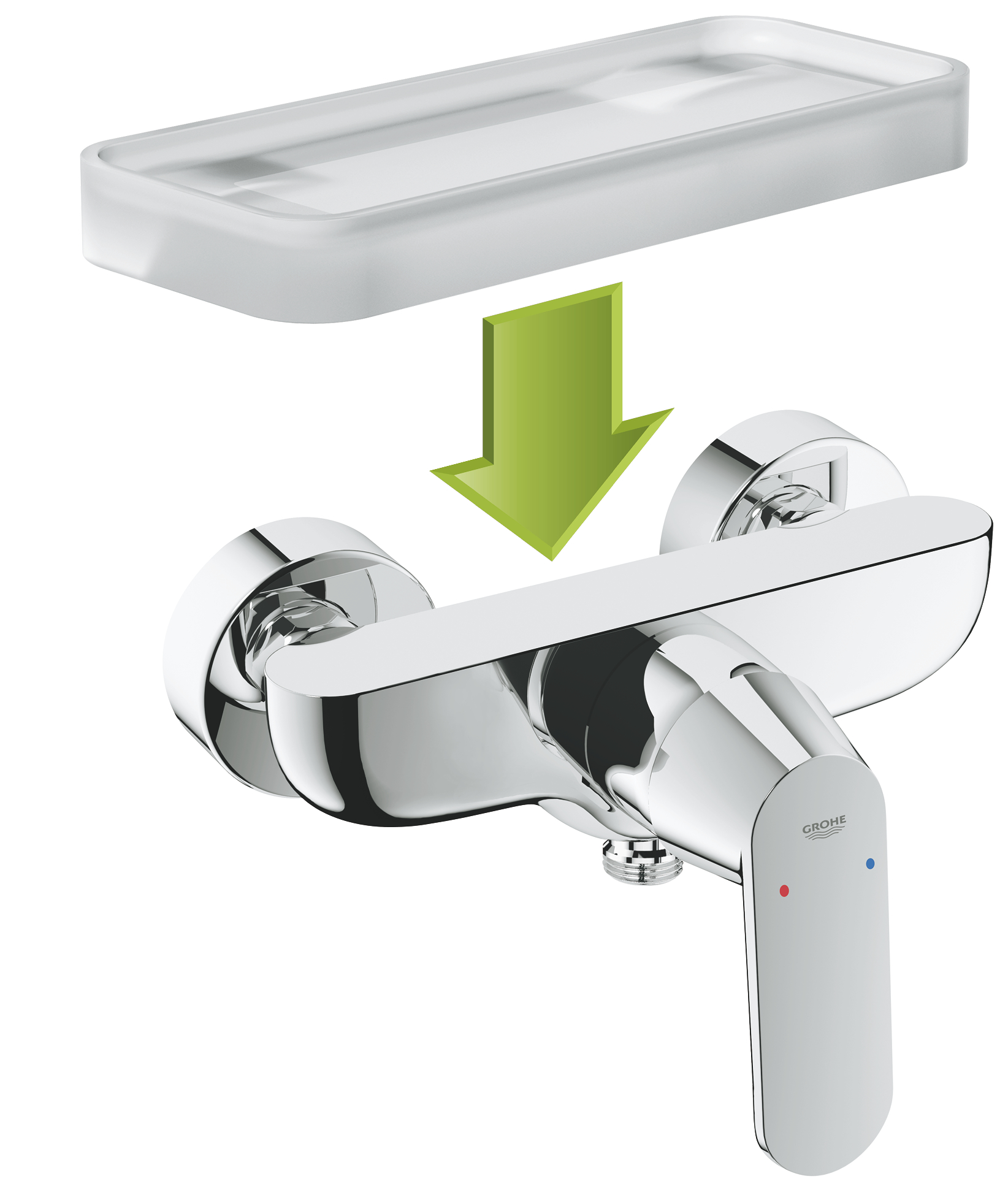 Baterie dus Grohe 32837000, Eurosmart Cosmopolitan, diametru 0 mm, ina