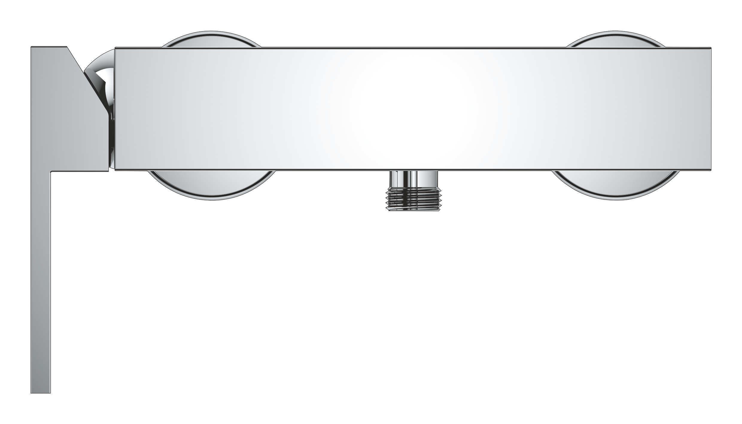 Baterie dus Grohe 33577003, 1 bar, 303 mm, 90 mm, 2 orificii instalare, 1/2 dimensiune racord furtun, Crom