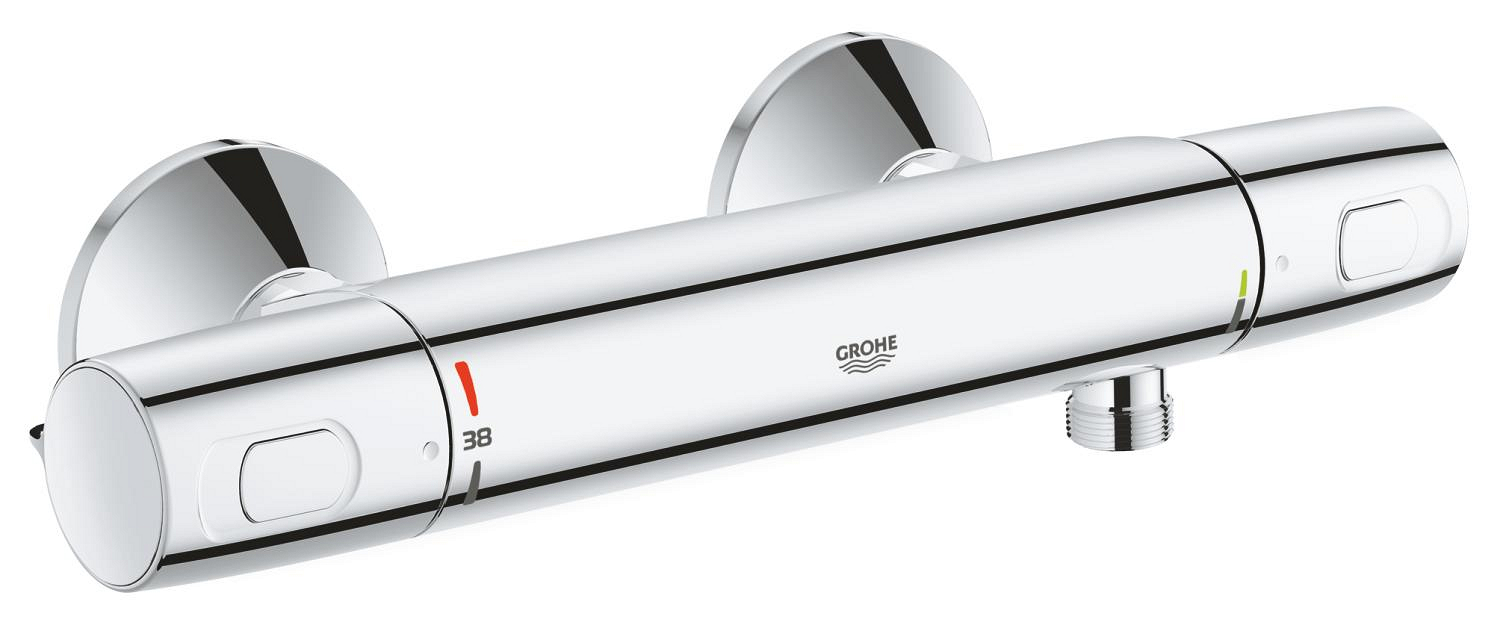 Grohe Baterie dus grohe precision trend, aparenta, termostat, crom, 34229002