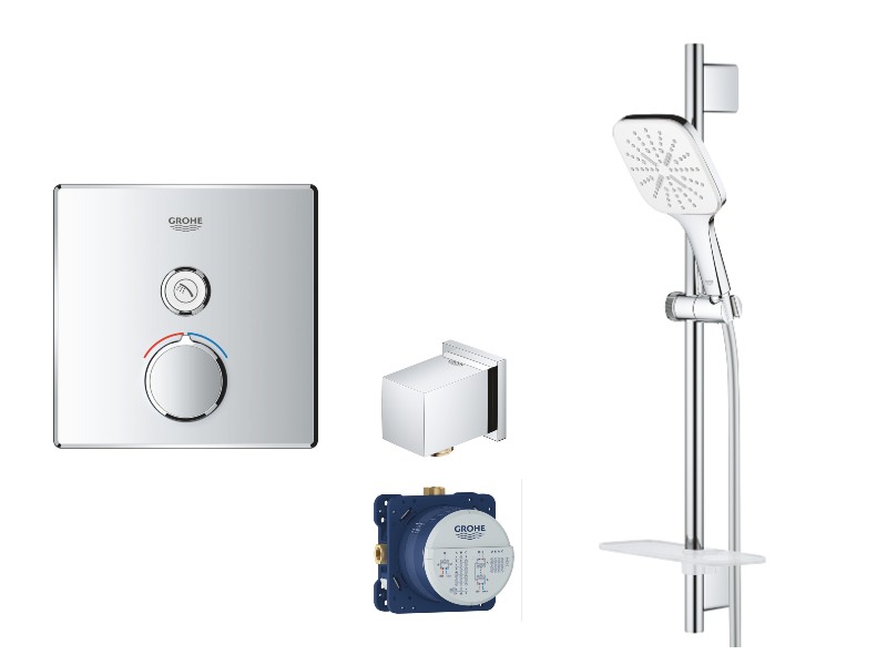 Grohe Baterie dus grohe smartcontrol, incastrat, coloana dus, crom, 29147000-2st