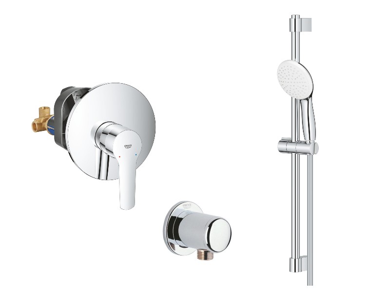 Grohe Baterie dus grohe start, incastrat, coloana dus, crom, 32590002-7st