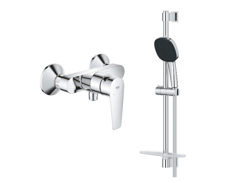 Grohe Baterie dus grohe startedge, aparenta, coloana dus, 2 functii, crom, 24197001-7st