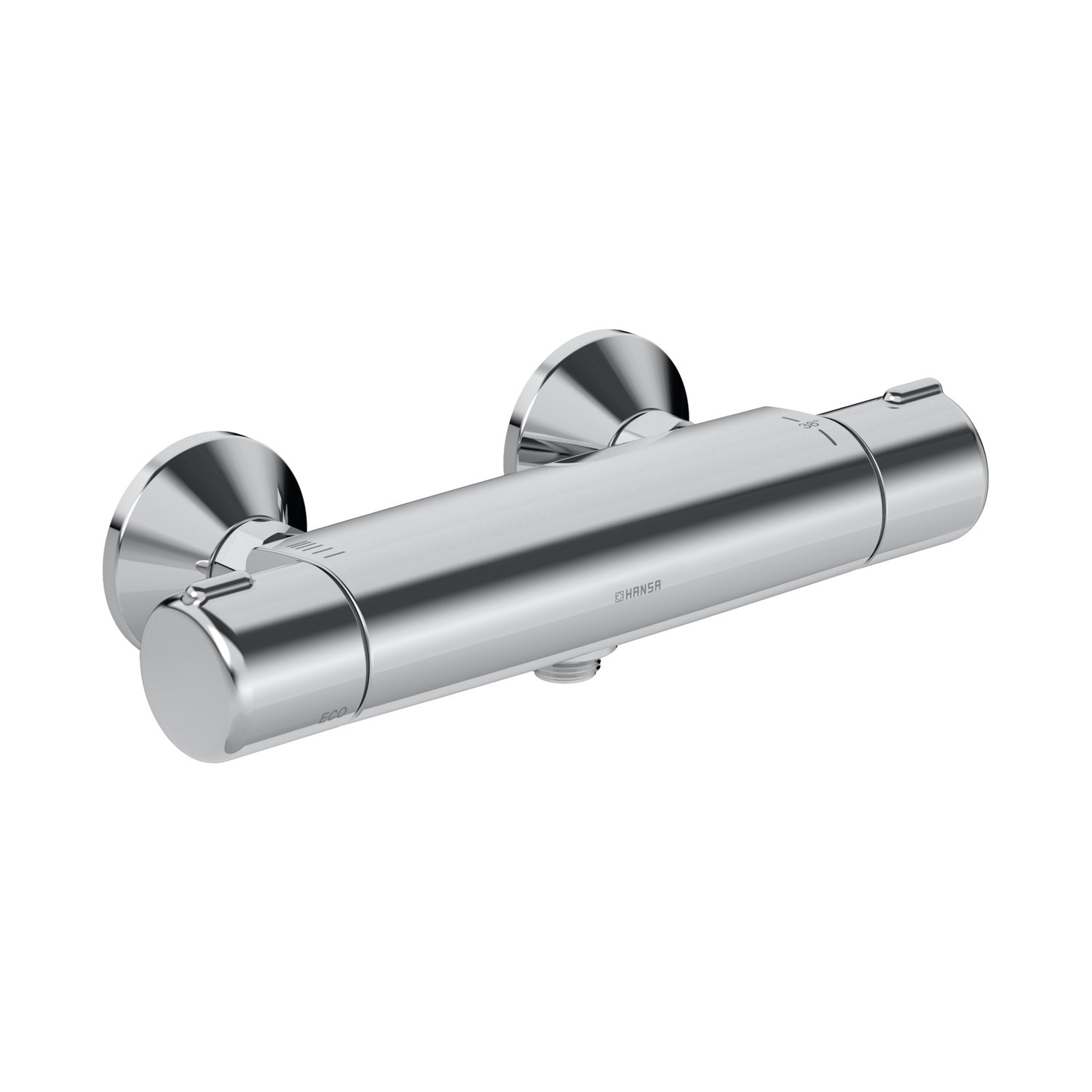 Hansa Baterie dus hansa micra, aparenta, termostat, crom, 58150171