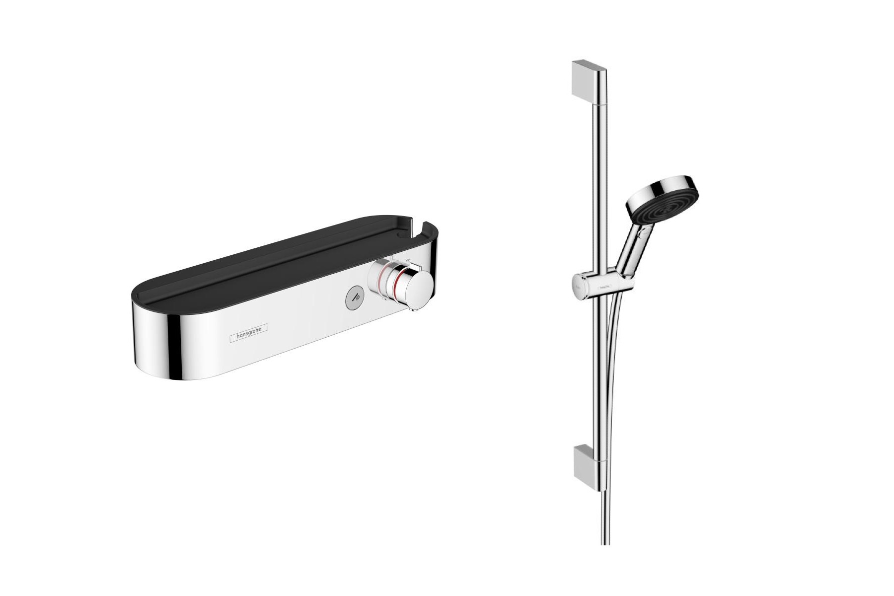 Hansgrohe Baterie dus hansgrohe showerselect, termostat, coloana dus, crom, 24360000