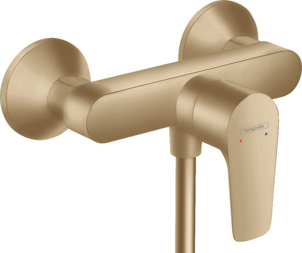 Hansgrohe Baterie dus hansgrohe talis e 71760140, 1/2'', aparenta, monocomanda, cartus ceramic, limitator, bronz