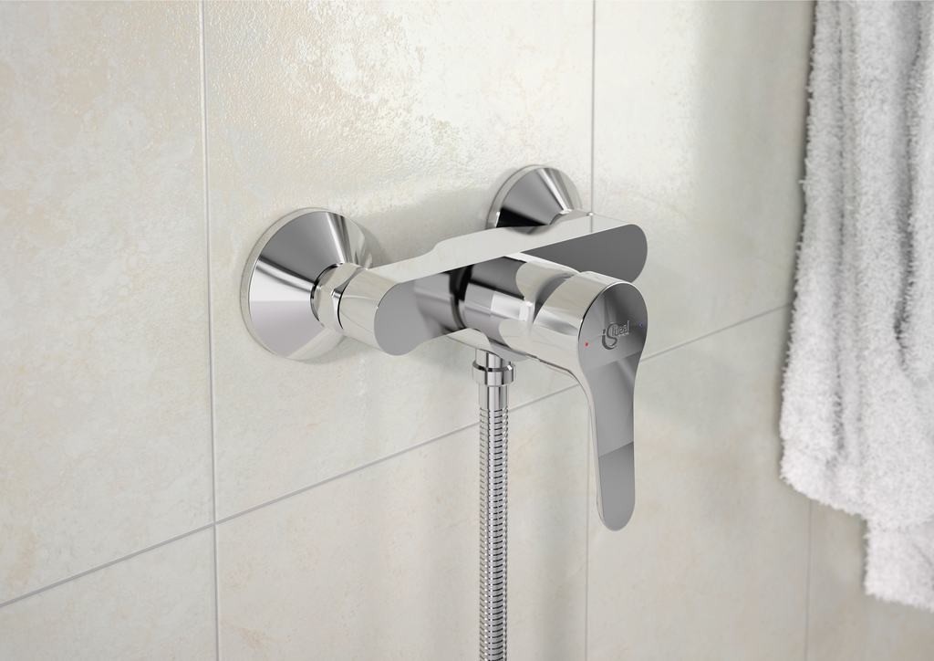Ideal Standard Baterie dus ideal standard alpha bc488aa, 1/2'', aparenta, monocomanda, cartus ceramic, crom